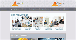 Desktop Screenshot of handi-formation.fr