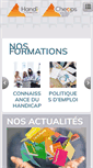 Mobile Screenshot of handi-formation.fr